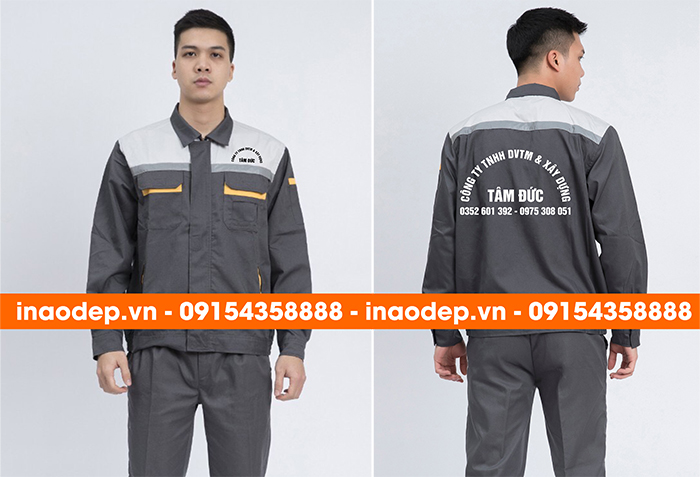 May đồng phục bảo hộ Công ty TNHH DVTM & Xây dựng Tâm Đức