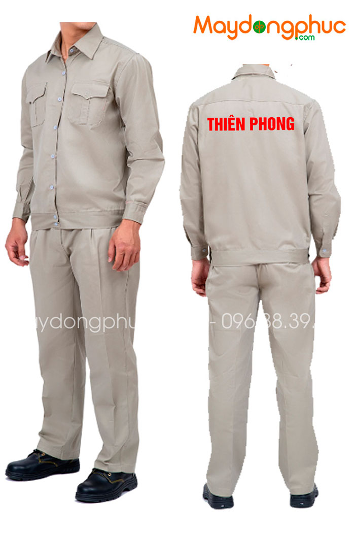 May đồng phục bảo hộ Công ty Thiên Phong