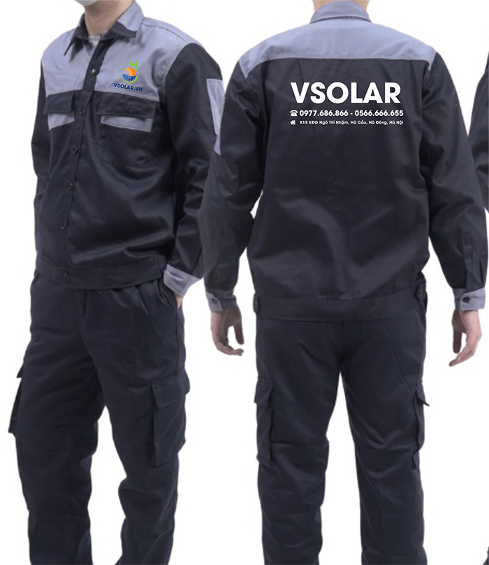 May đồng phục bảo hộ Công ty VSOLAR