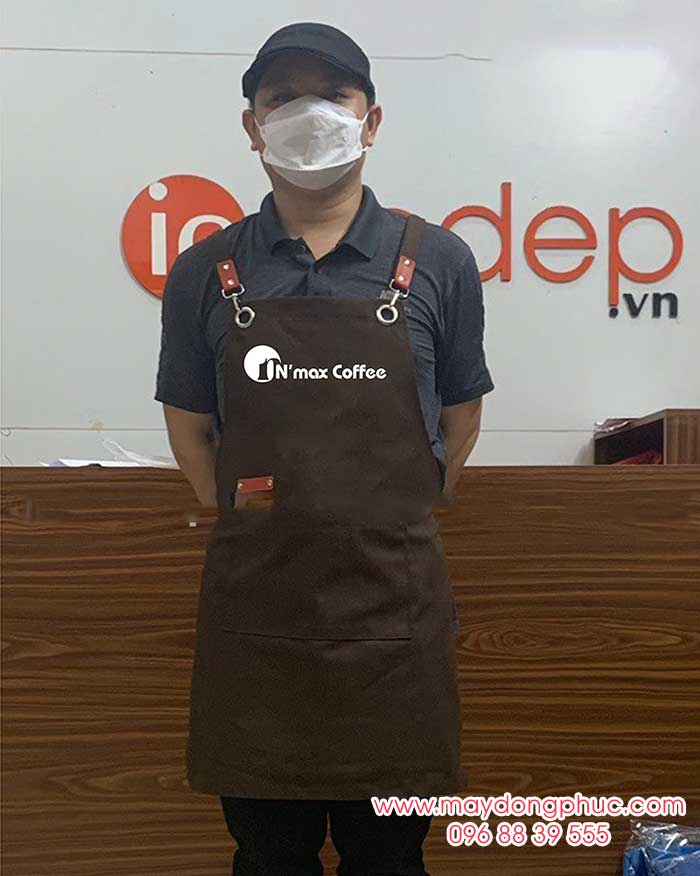 May tạp dề Quán N’Max Coffee
