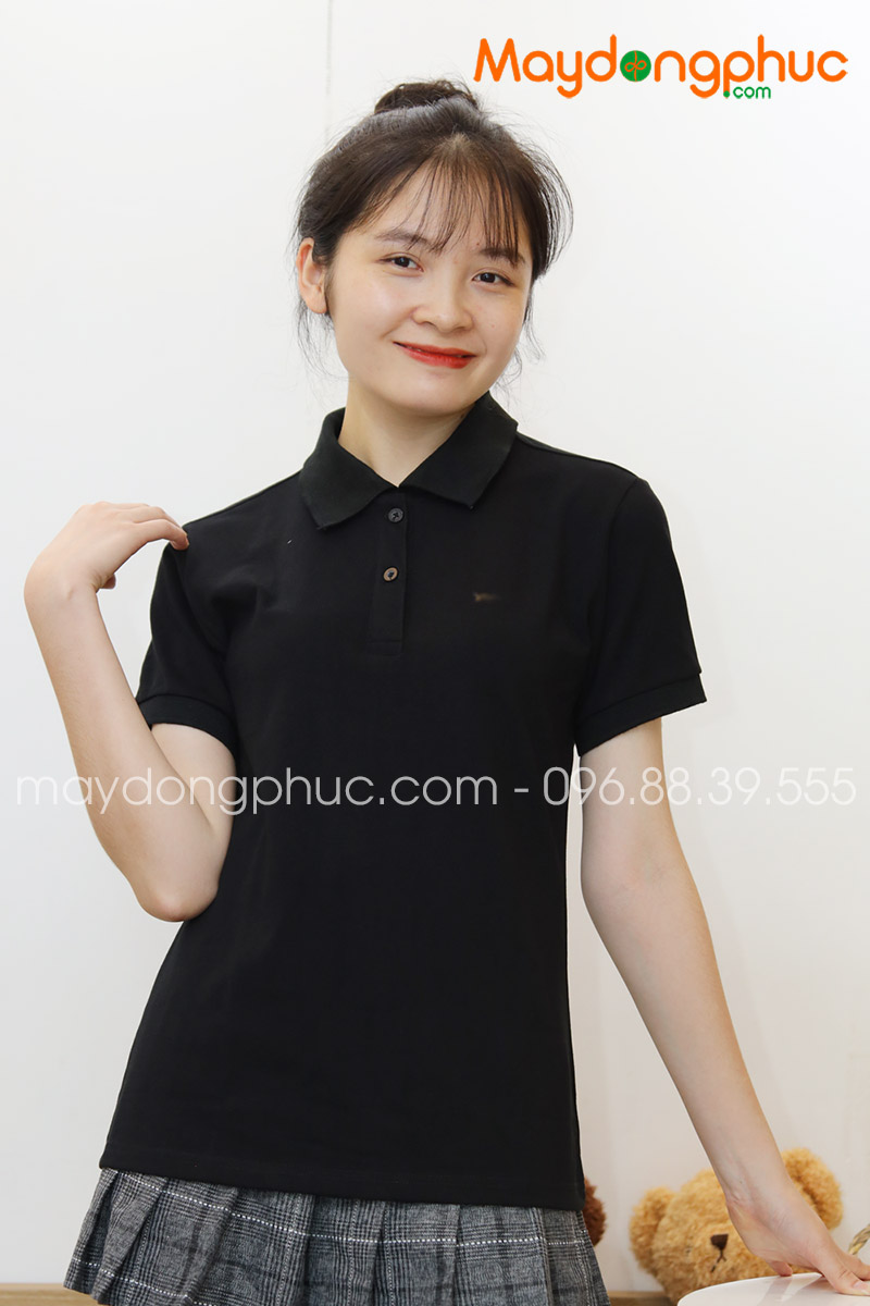 Áo phông polo màu đen
