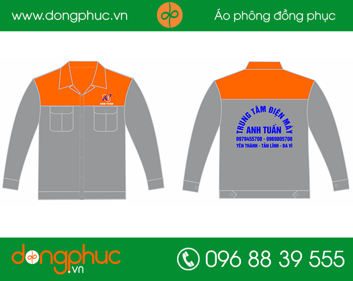 May đồng phục bảo hộ trung tâm điện máy Anh Tuấn