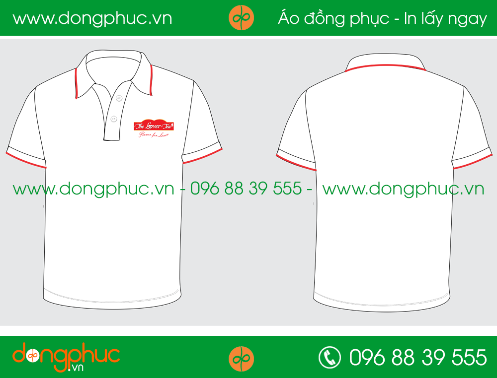Áo phông đồng phục The Love Tea