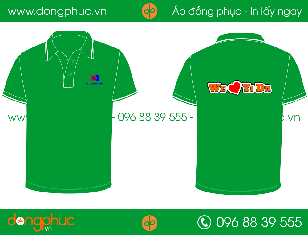 Áo phông đồng phục công ty YIDA việt nam