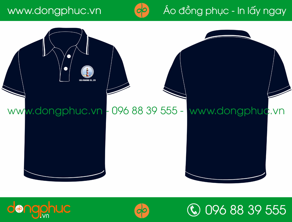 Áo phông đồng phục công ty ISEA Mangine