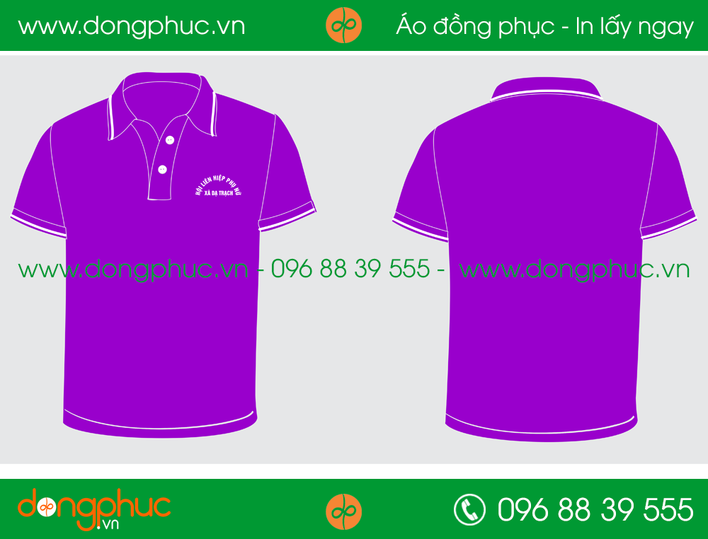 Áo phông đồng phục Hội LHPN xã Dạ Trạch