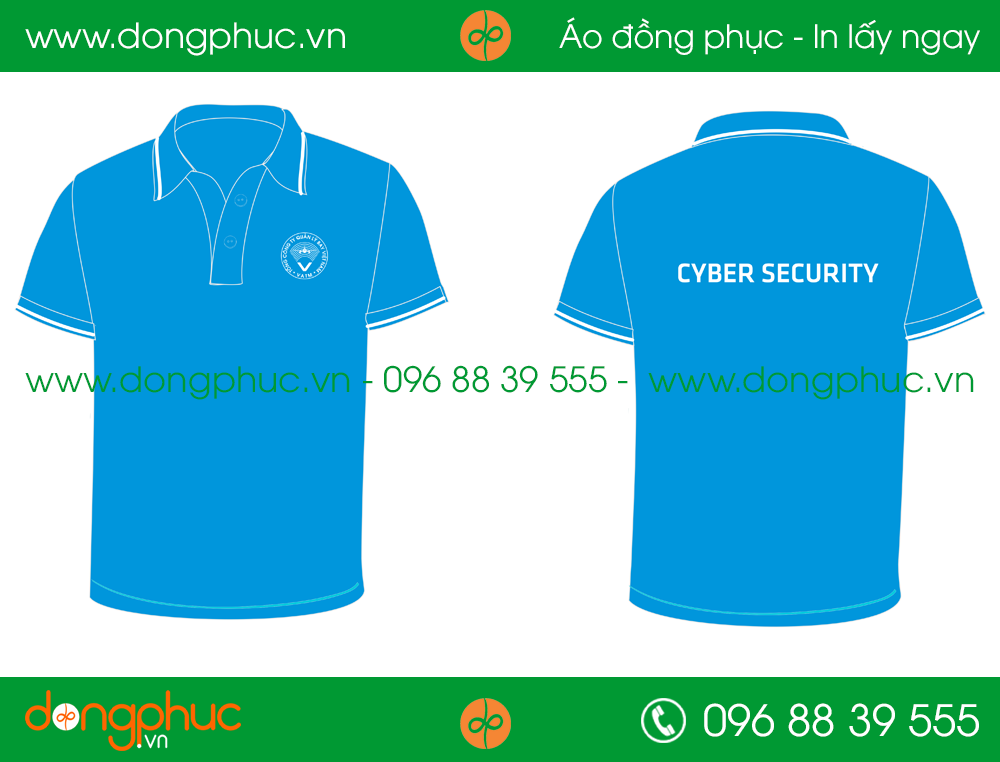 Áo phông đồng phục công ty CYBER