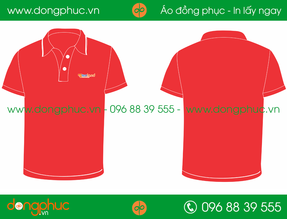 Áo phông đồng phục công ty Tenland