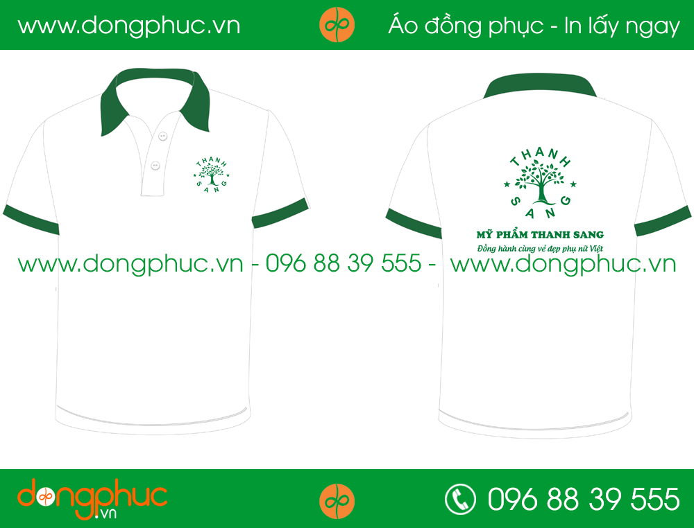 Áo phông đồng phục công ty Mỹ phẩm Thanh Sang