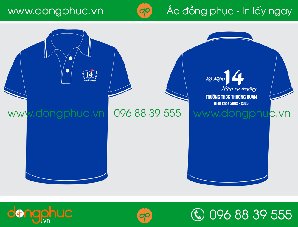 Áo phông đồng phục Trường THPT Thượng Quan
