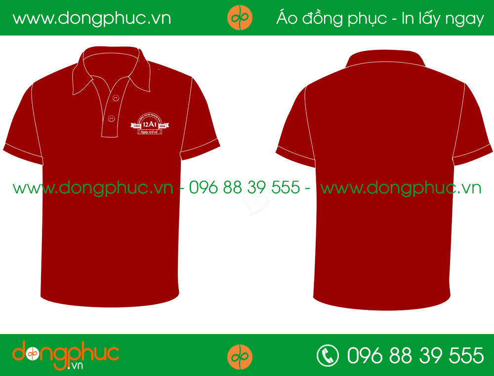 Áo phông đồng phục Lớp 12A1 – Ngày trở về