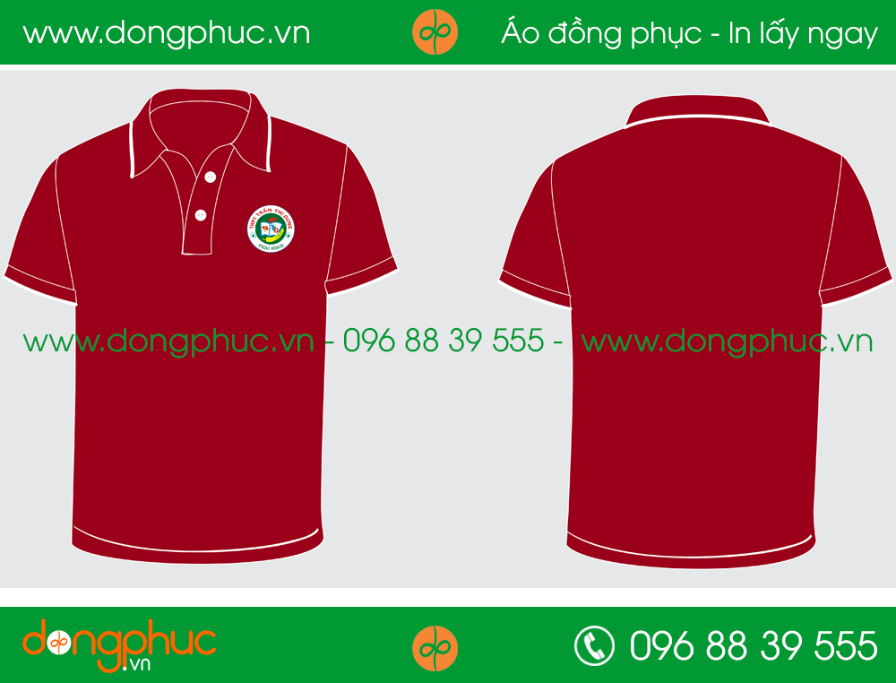 Áo phông đồng phục Trường PTTH Trần Thị Dung