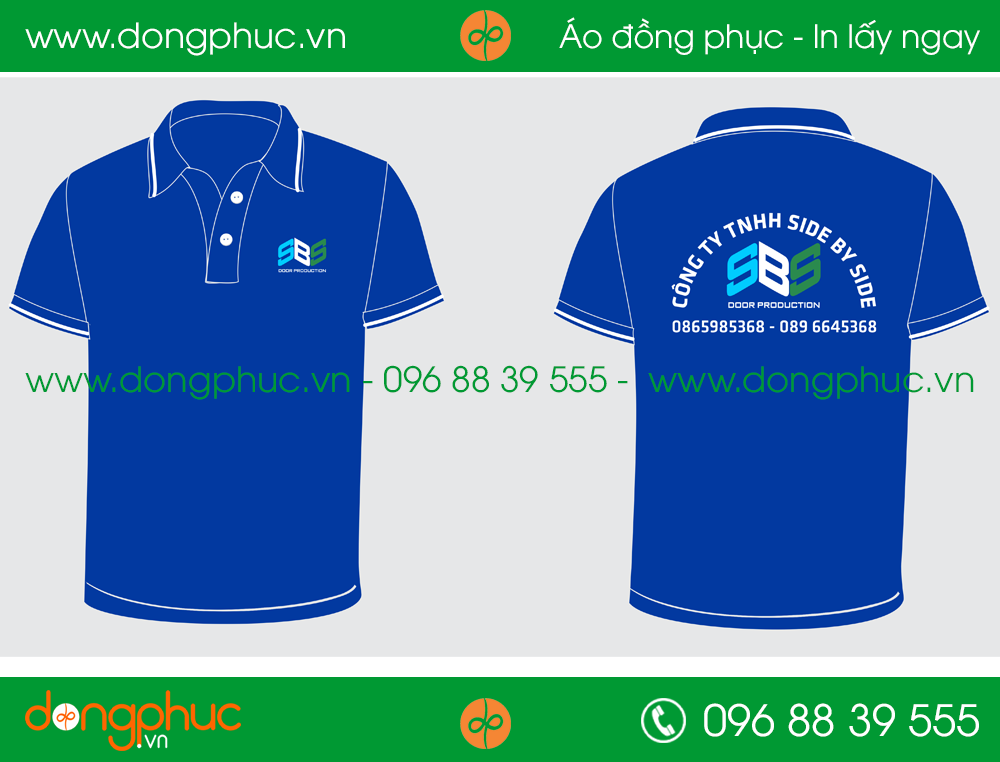 Áo phông đồng phục công ty Side By Side