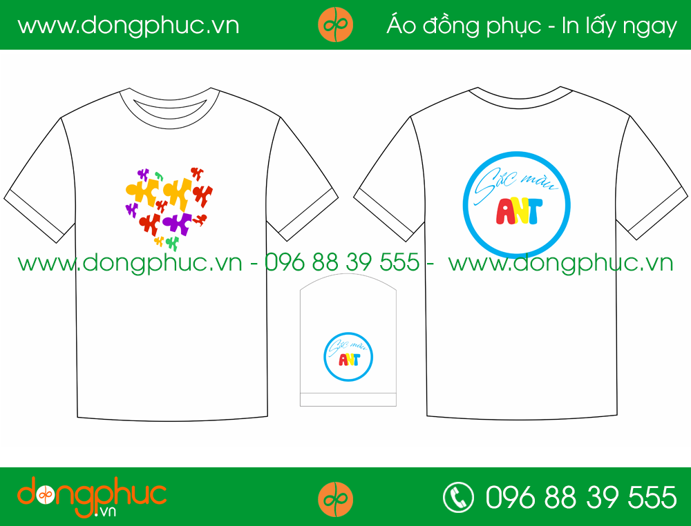 Áo phông đồng phục Sắc màu ANT