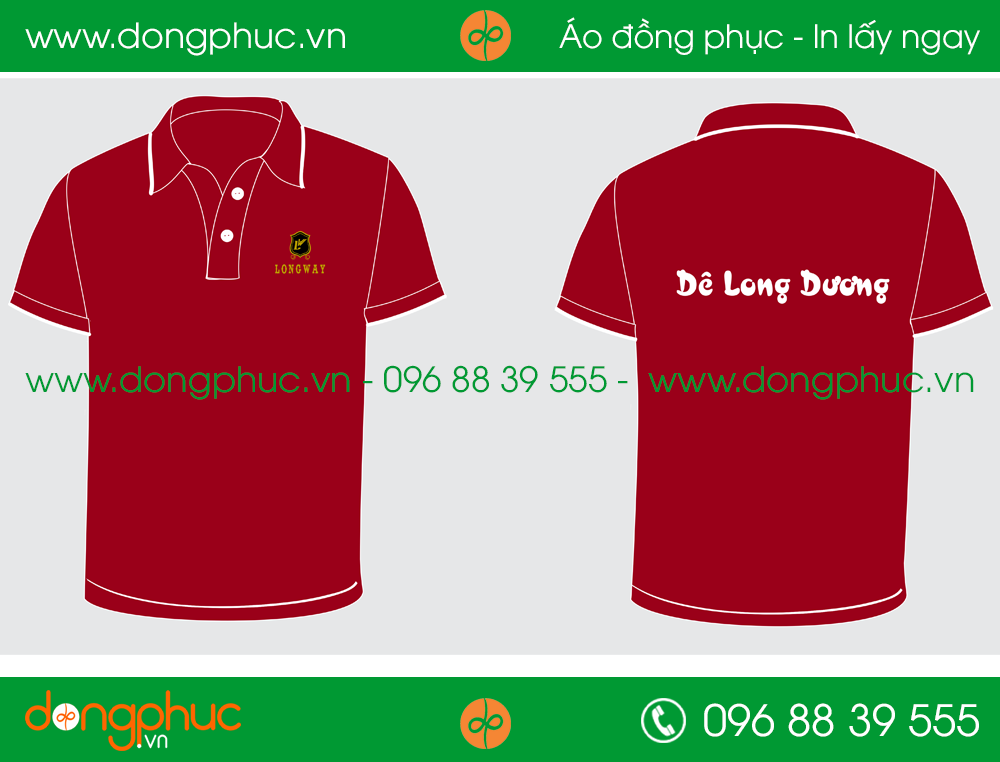Áo phông đồng phục nhà hàng Dê Long Dương