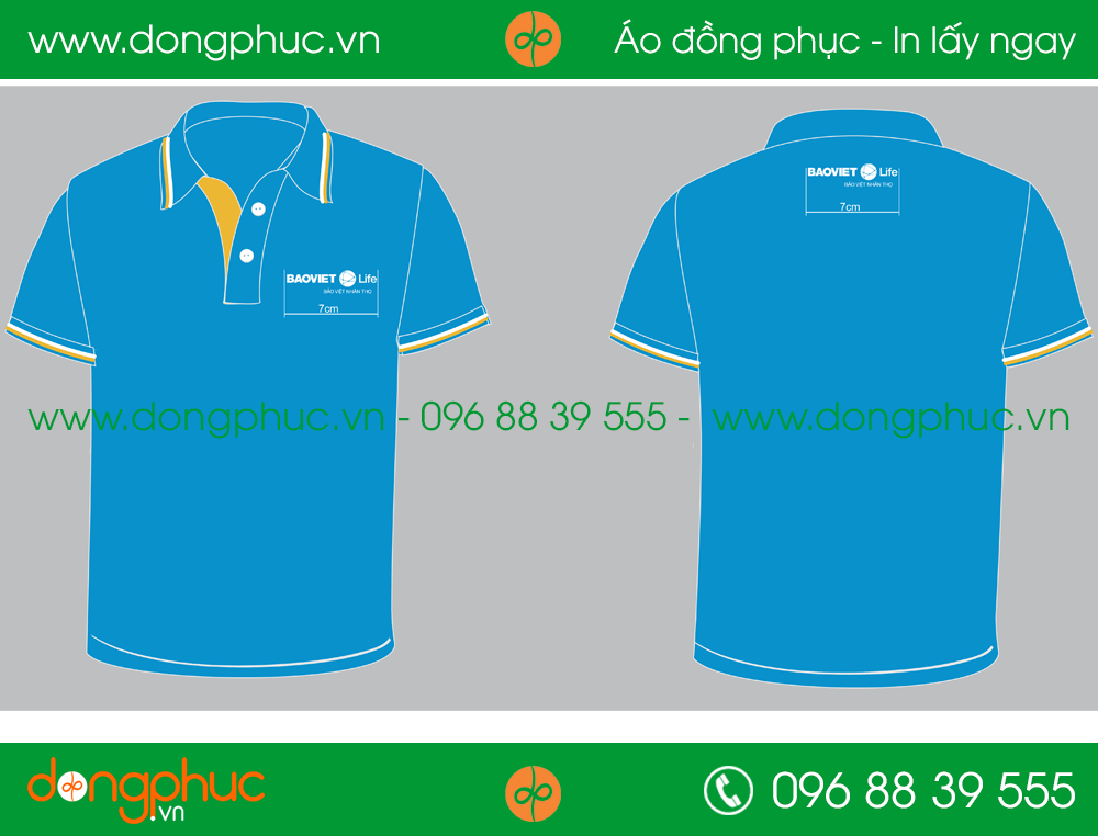 Áo phông đồng phục công ty Baoviet Life
