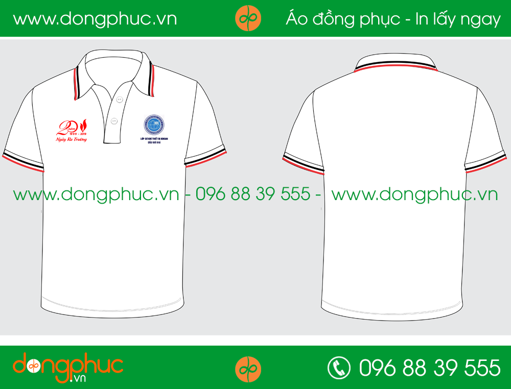 Áo phông đồng phục lớp Cơ khí – 20 năm ra trường