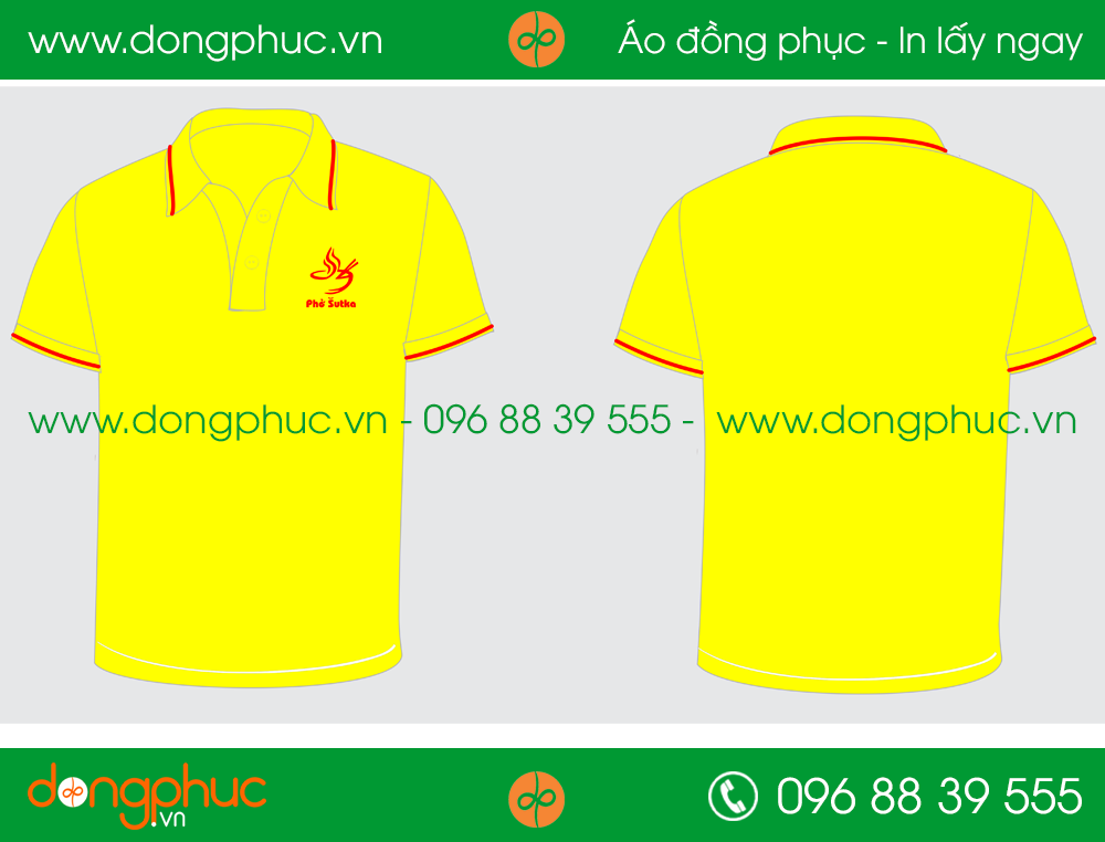 Áo phông đồng phục nhà hàng Phở Sutka