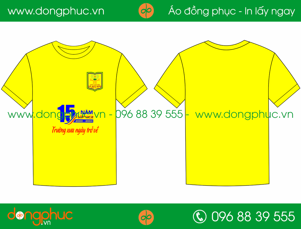 Áo phông đồng phục Lớp 12C2 – Trường THPT Lê Quý Đôn