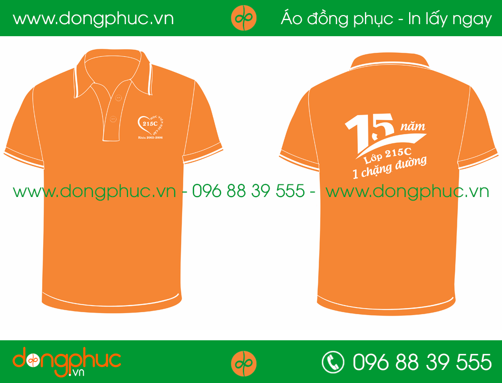 Áo phông đồng phục Lớp T215C – Học viện hậu cần