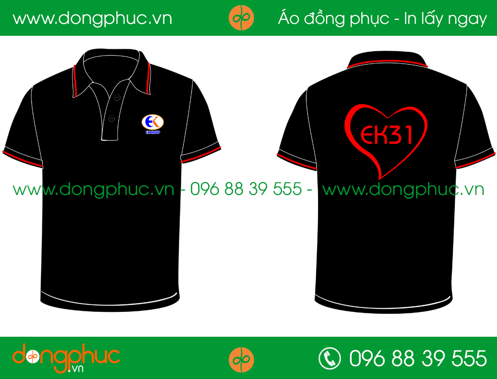 Áo phông đồng phục công ty EK Group