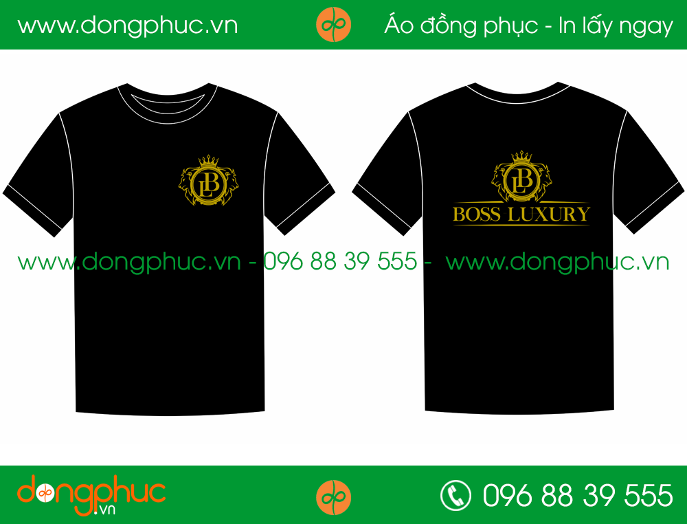 Áo phông đồng phục Boss Luxury