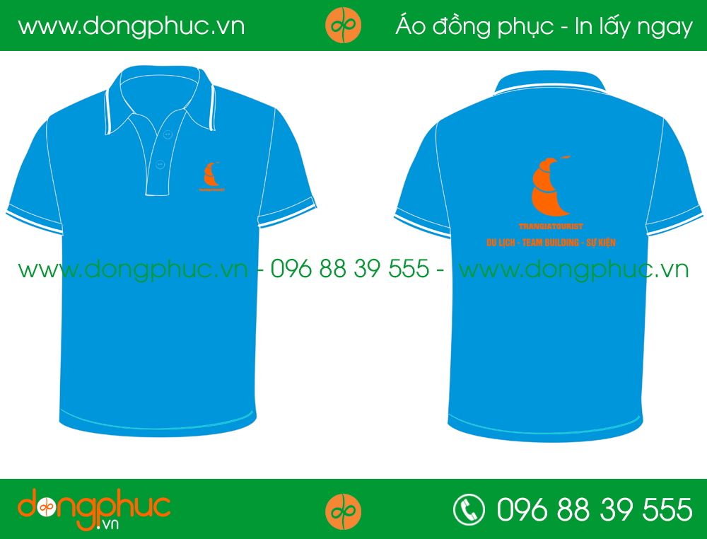 Áo phông đồng phục Trần Gia Tourist