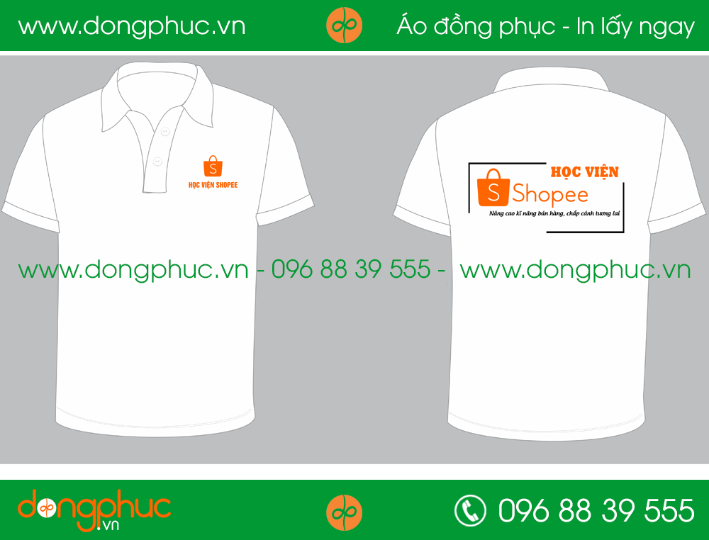 Áo phông đồng phục Học viện Shopee
