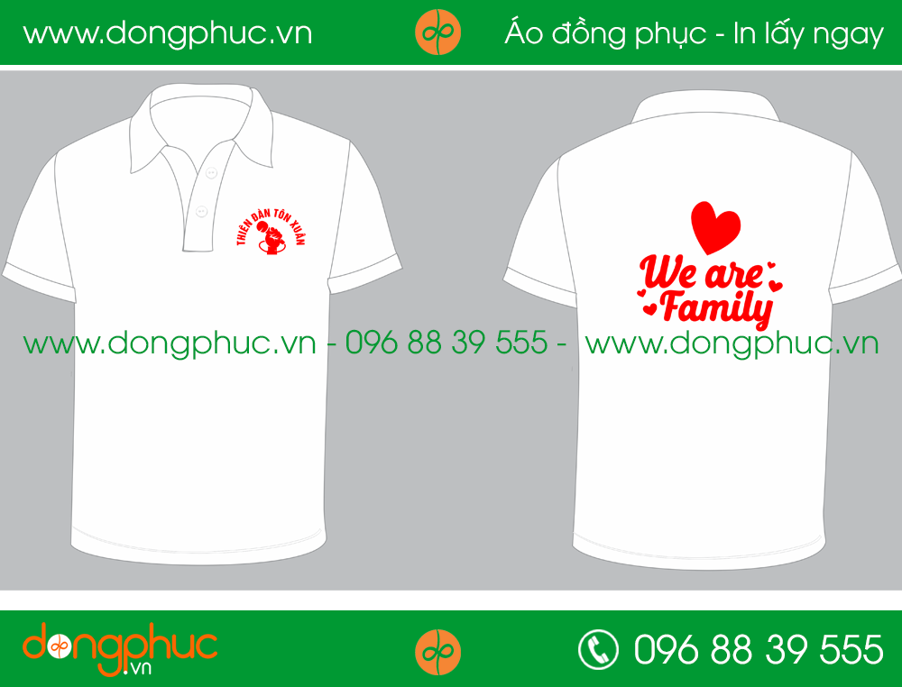 Áo phông đồng phục Thiên Đàn Tôn Xuân