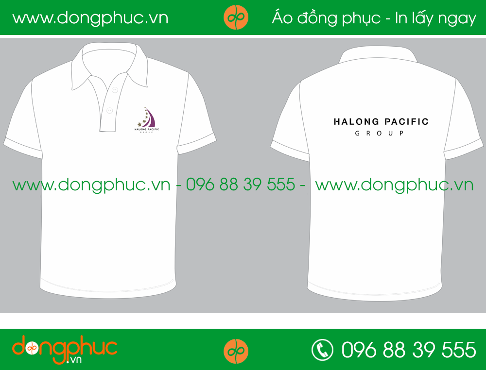 Áo phông đồng phục công ty Hạ Long Pacific