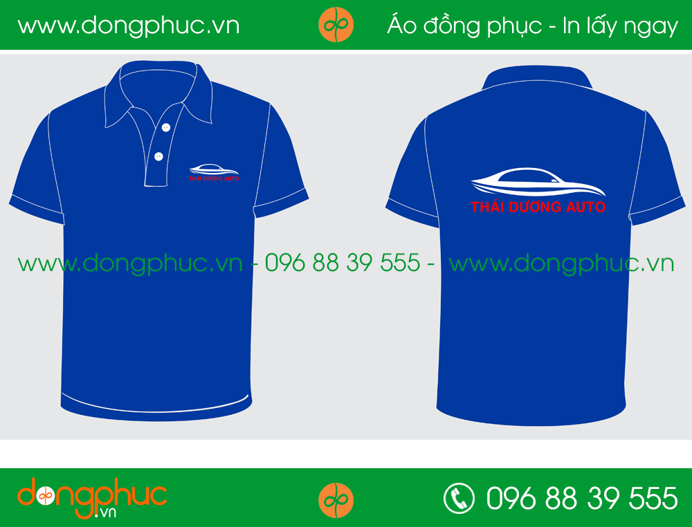Áo phông đồng phục công ty Thái Dương auto
