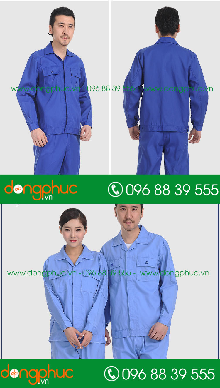 Mẫu áo đồng phục kỹ sư – công nhân màu ghi đậm - mẫu 4