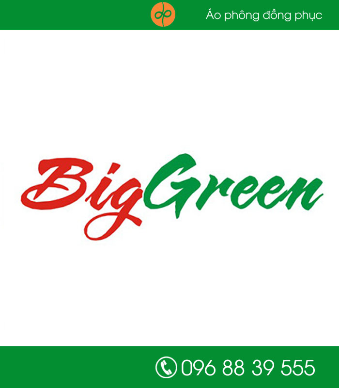 May đồng phục công ty BigGreen. - mẫu 2