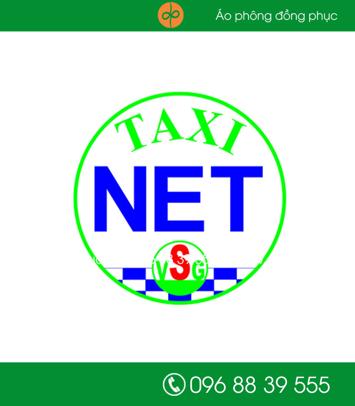 May áo đồng phục hãng taxi Net - mẫu 2