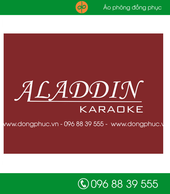 May đồng phục ALADDIN KARAOKE - mẫu 2
