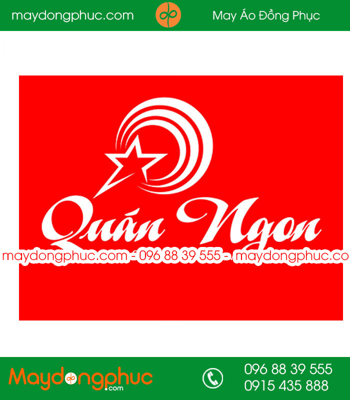 May đồng phục nhà hàng Quán Ngon