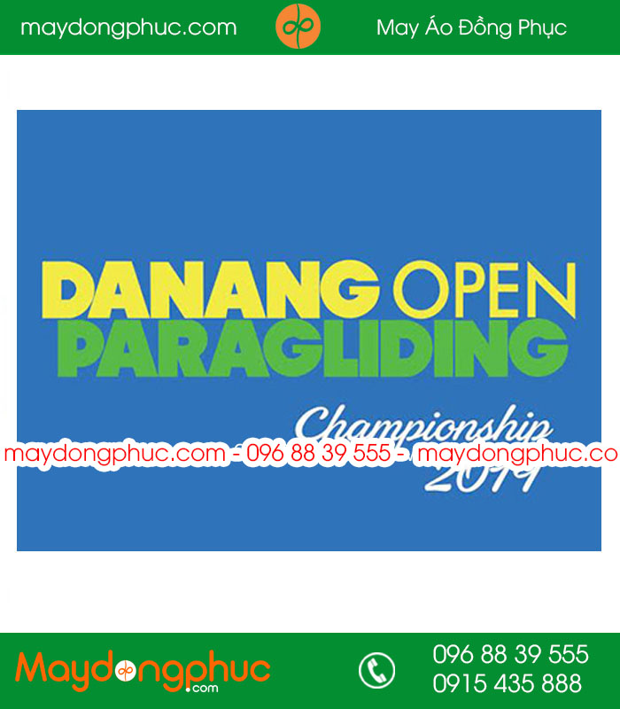 May đồng phục sự kiện DANANG OPEN PARAGLIDING 2014 - mẫu 2