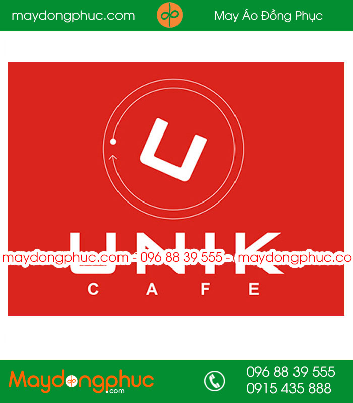 May đồng phục cho hệ thống Unik Cafe - mẫu 2