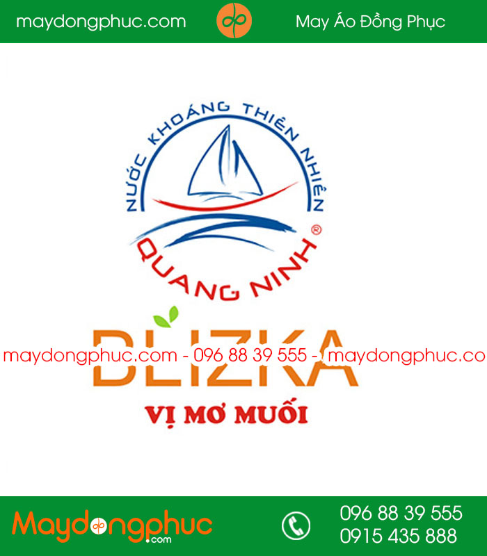 May đồng phục công ty nước khoáng thiên nhiên Quảng Ninh - mẫu 2