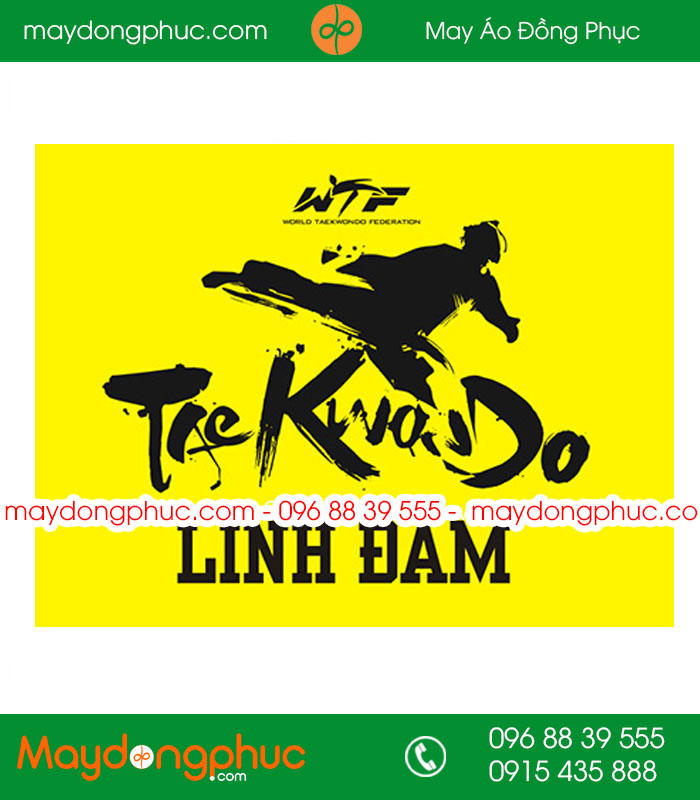 May đồng phục CLB Taekwondo Linh Đàm - mẫu 2