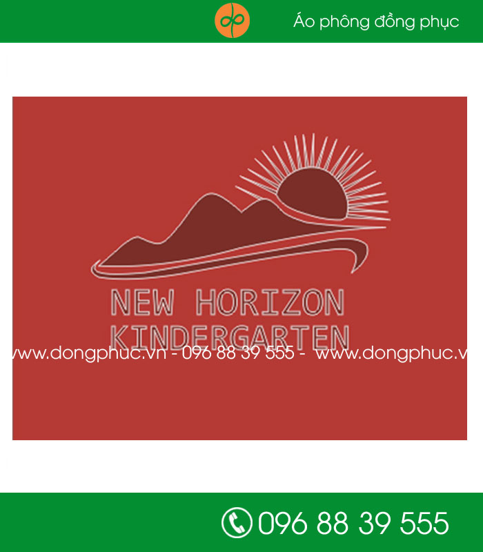 May đồng phục trường mầm non New Horizon Kindergarten - mẫu 2