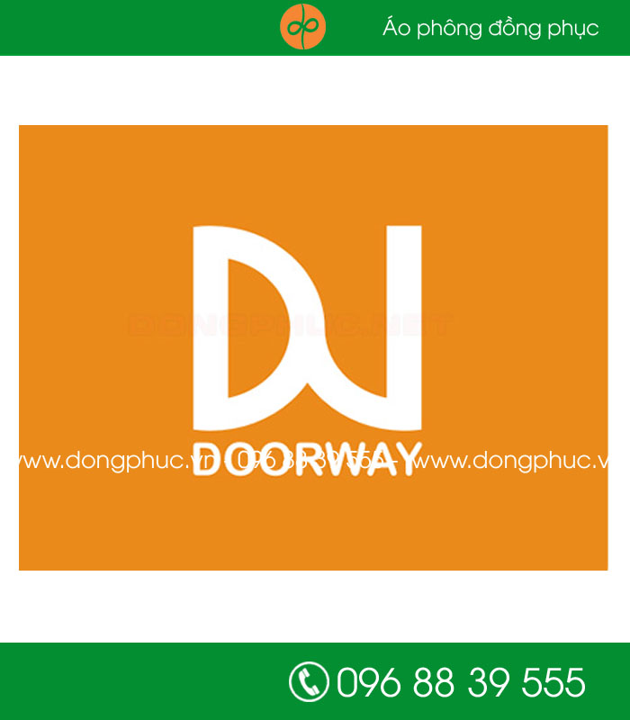 May đồng phục công ty Doorway - mẫu 2