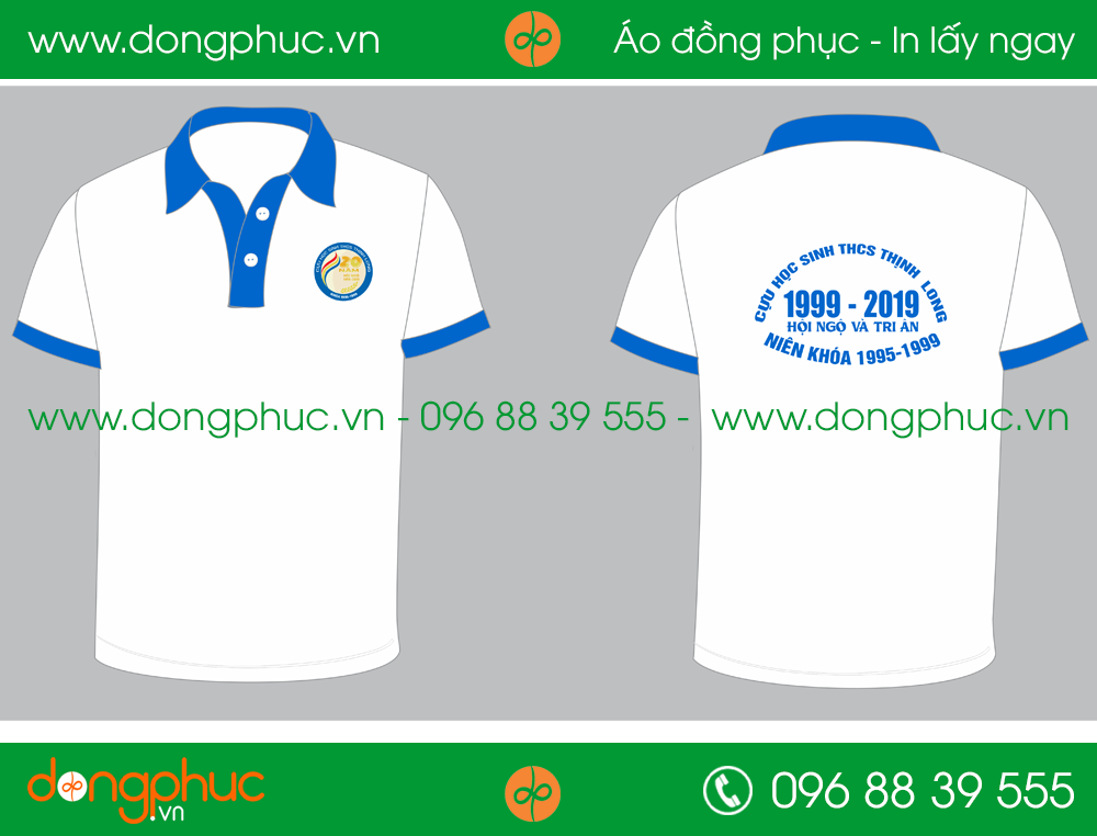 Áo phông đồng phục Trường THCS Thịnh Long
