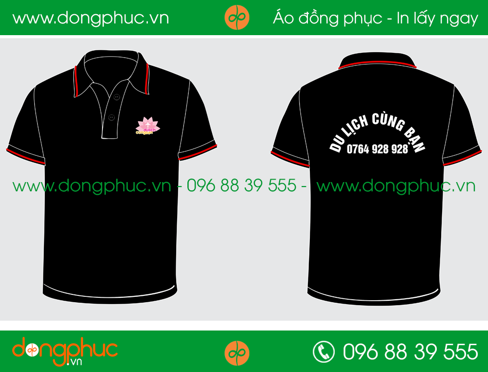 Áo phông đồng phục Du lịch cùng bạn