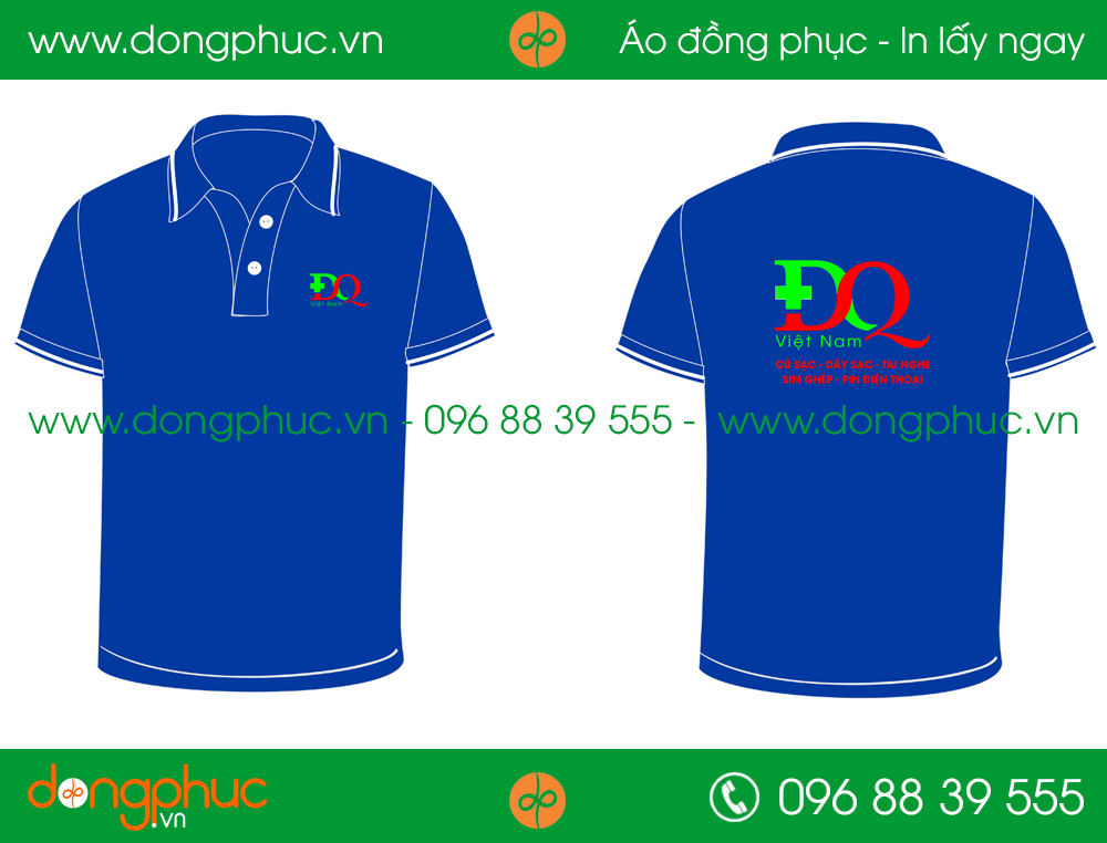 Áo phông đồng phục ĐQ Mobile