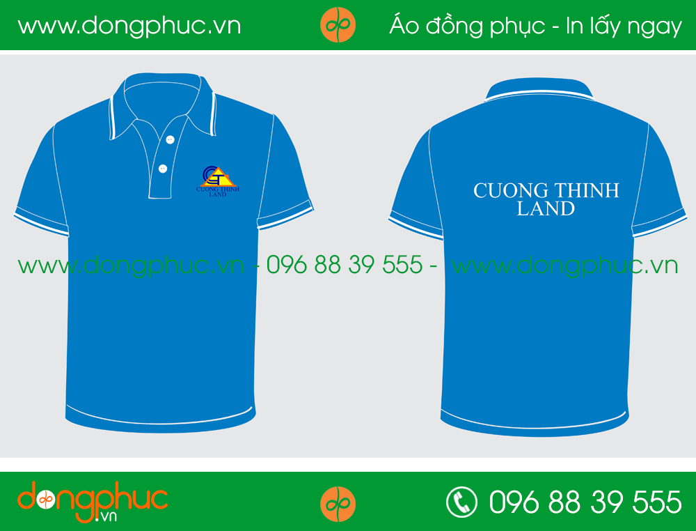 Áo phông đồng phục công ty Cường Thịnh Land