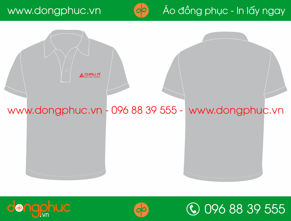 Áo phông đồng phục công ty Máy tính Châu Á