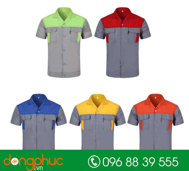 Mẫu áo đồng phục kỹ sư – công nhân - mẫu 4
