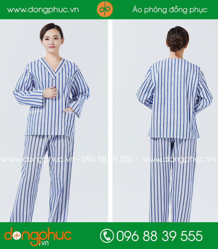 Quần áo đồng phục bệnh nhân mẫu ĐPBN 10