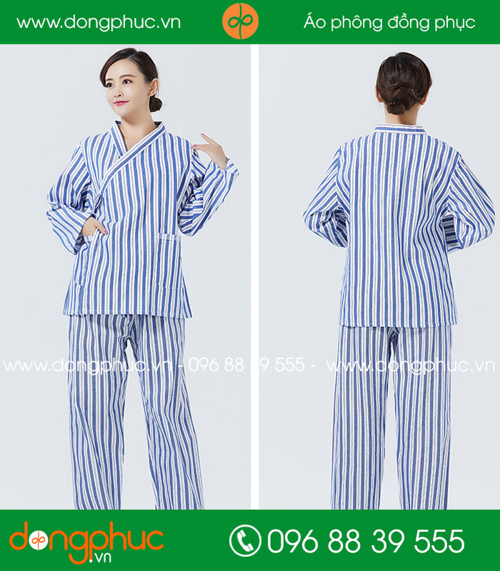 Quần áo đồng phục bệnh nhân mẫu ĐPBN 12